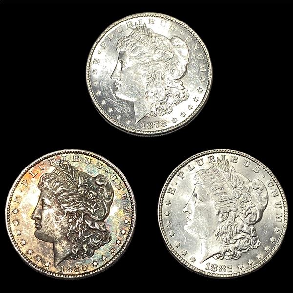 [3] 1878-1882 Morgan Silver Dollar