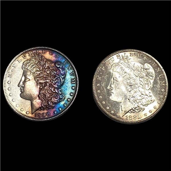 [2] 1881-1890 Morgan Silver Dollar