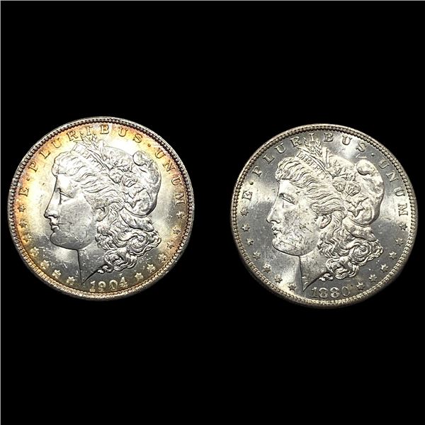 [2] 1880-1904 Morgan Silver Dollar