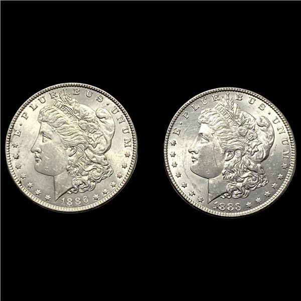 [2] 1883-1886 Morgan Silver Dollar