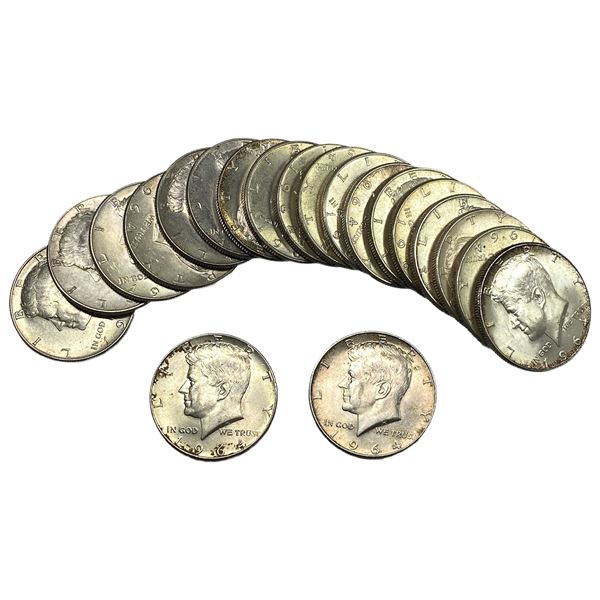[20] 1964 Kennedy Half Dollar Roll