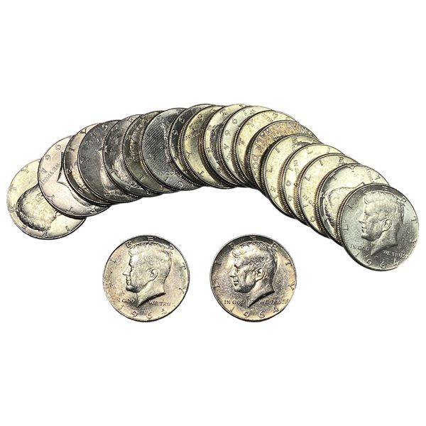 [20] 1964 Kennedy Half Dollar Roll