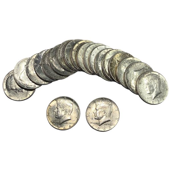 [20] 1964 Kennedy Half Dollar Roll