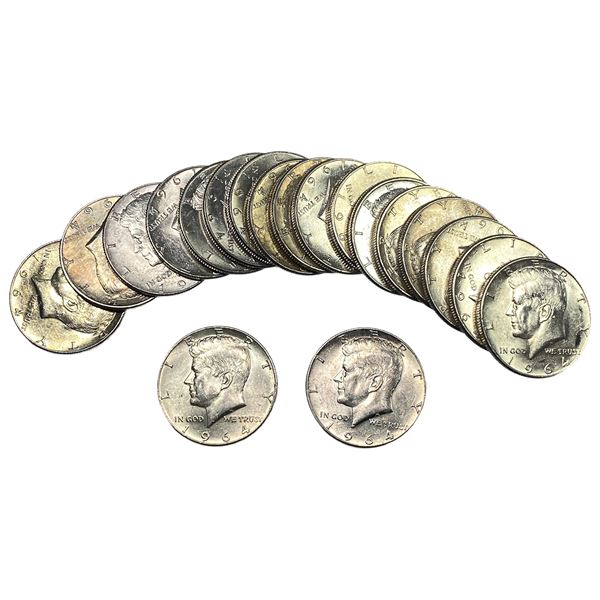 [20] 1964 Kennedy Half Dollar Roll