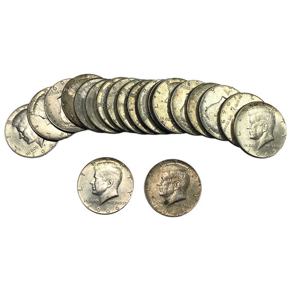 [20] 1966-1969 Kennedy Half Dollar Roll