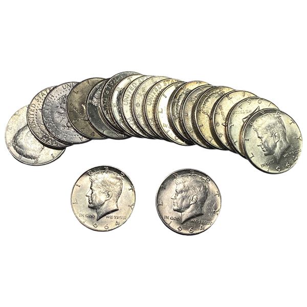 [20] 1964 Kennedy Half Dollar Roll