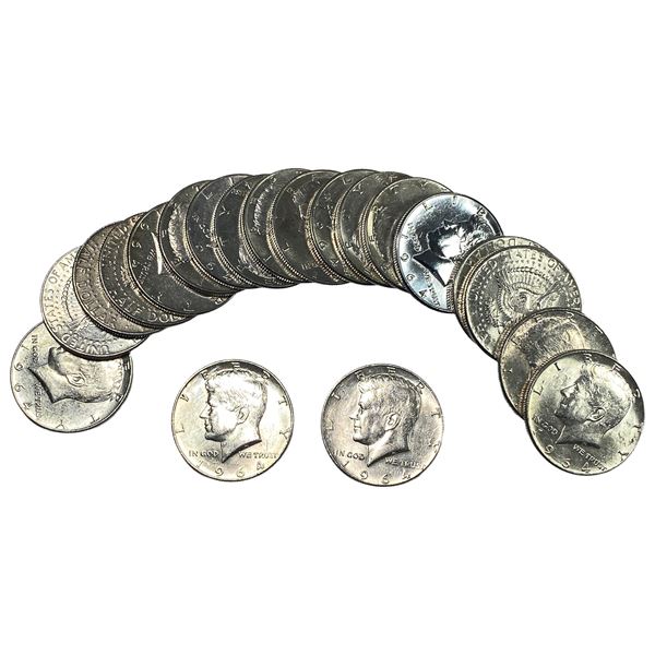 [20] 1964 Kennedy Half Dollar Roll