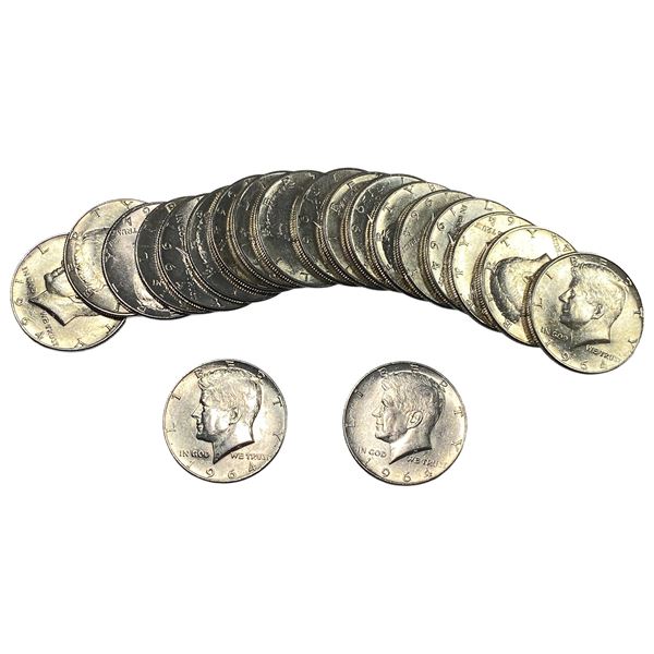 [20] 1964 Kennedy Half Dollar Roll