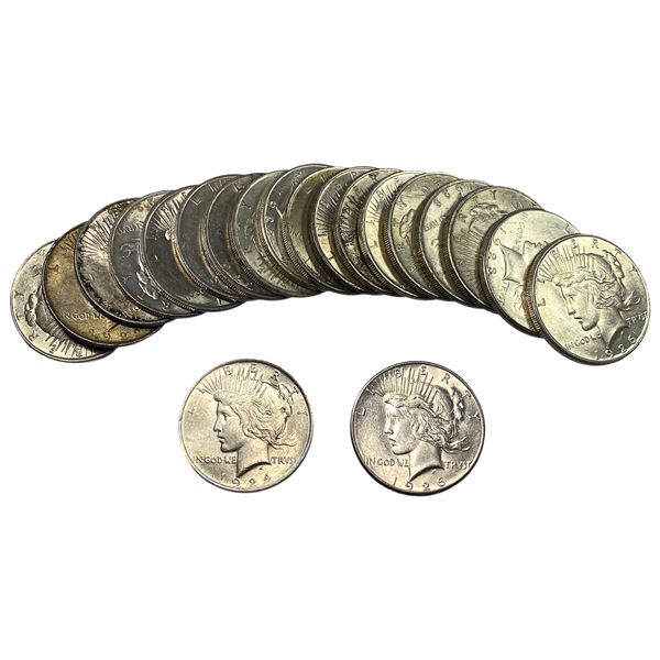 [20] 1922-1926 Silver Peace Dollar Roll