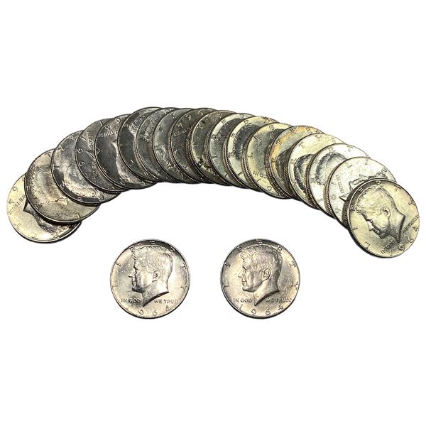 [20] 1964 Kennedy Half Dollar Roll