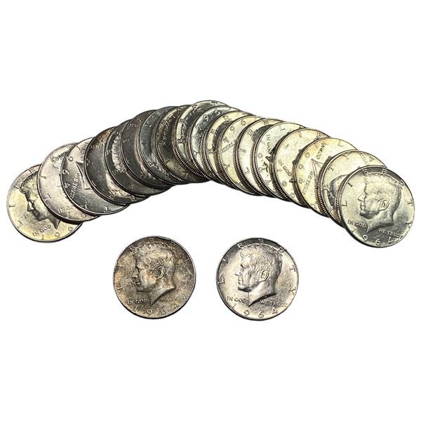 [20] 1964 Kennedy Half Dollar Roll