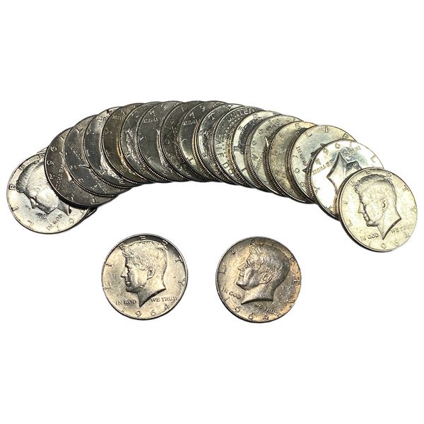 [20] 1964 Kennedy Half Dollar Roll