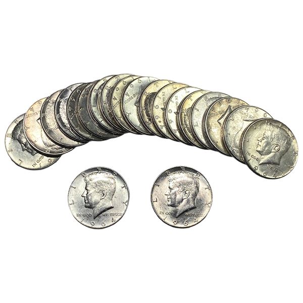 [20] 1964 Kennedy Half Dollar Roll