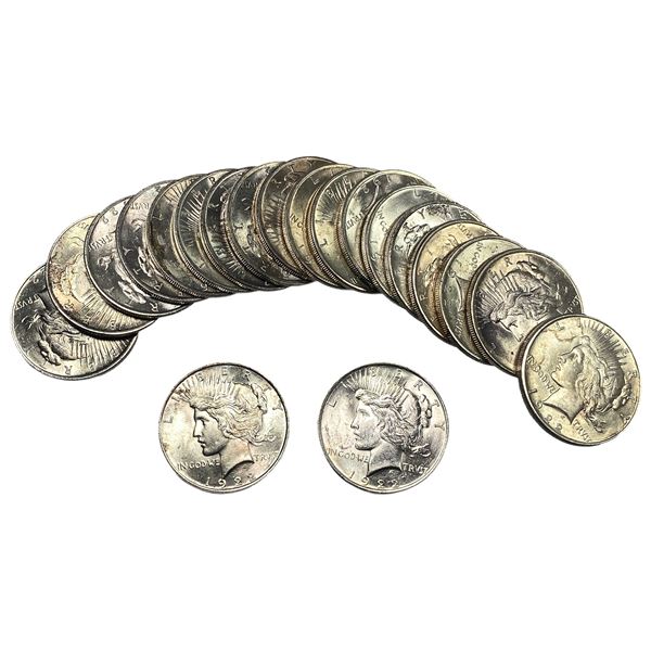 [20] 1922 Silver Peace Dollar Roll