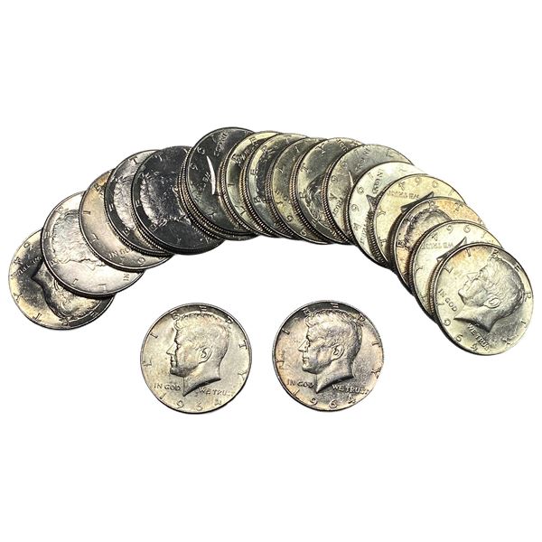 [20] 1964 Kennedy Half Dollar Roll
