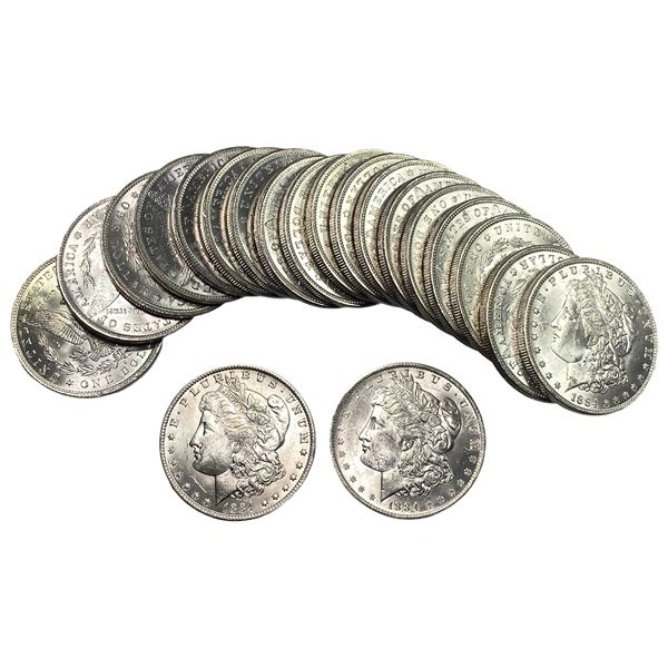 [20] 1884-O Morgan Silver Dollar Roll