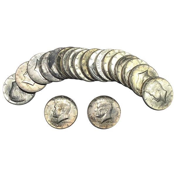 [20] 1964 Kennedy Half Dollar Roll