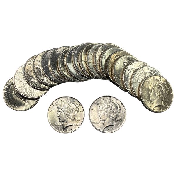 [20] 1922-1923 Silver Peace Dollar Roll