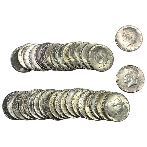 [35] 1892-1982 U.S. Silver Half Dollar Roll