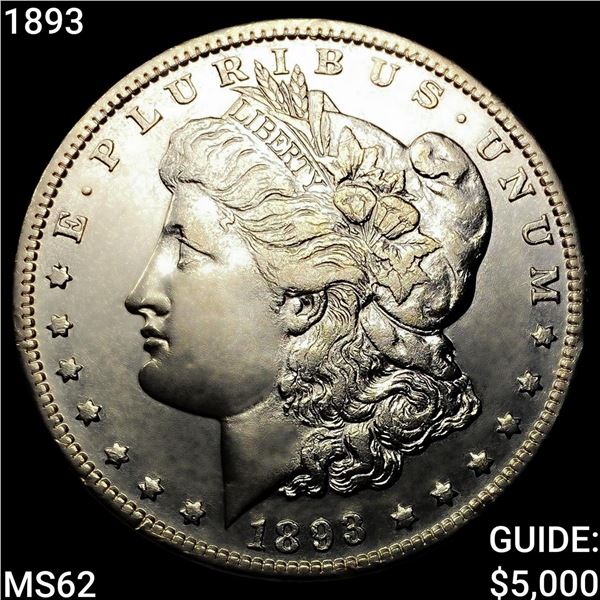 1893 Morgan Silver Dollar UNCIRCULATED
