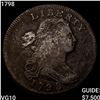 Image 1 : 1798 Draped Bust Large Cent NICELY CIRCULATED