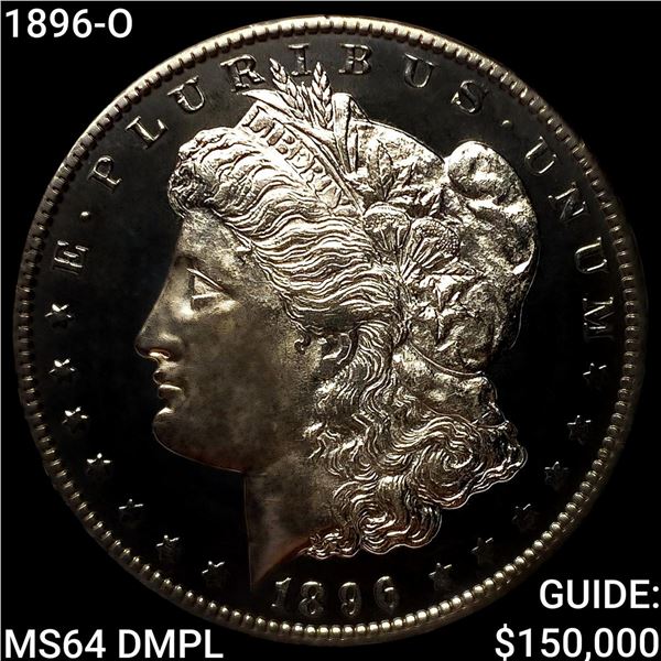 1896-O Morgan Silver Dollar UNCIRCULATED DMPL