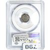 Image 2 : 1853 Seated Liberty Half Dime APCGS F12 Arrows
