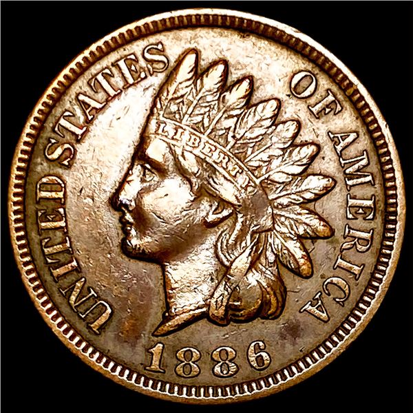 1886 Indian Head Cent CLOSELY UNCIRCULATED