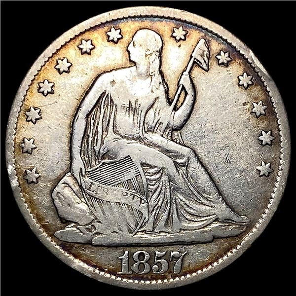 1857-O Silver Half Dollar LIGHTLY CIRCULATED
