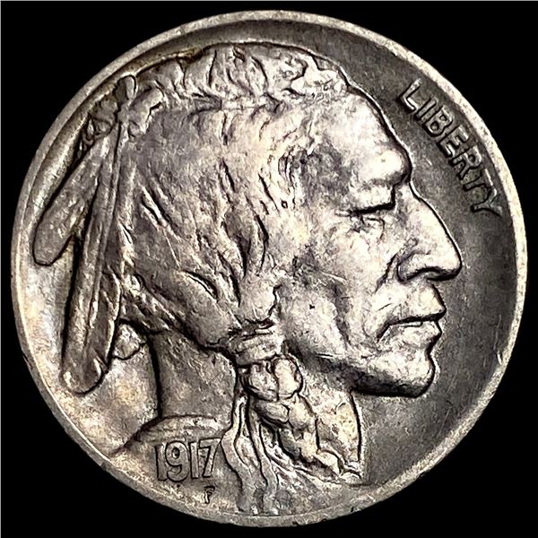 1917-D Buffalo Nickel NEARLY UNCIRCULATED
