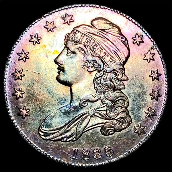 1835 Silver Capped Bust Half Dollar NEARLY  UNCIRCULATED