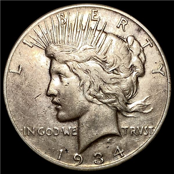 1934-S Silver Peace Dollar CLOSELY  UNCIRCULATED