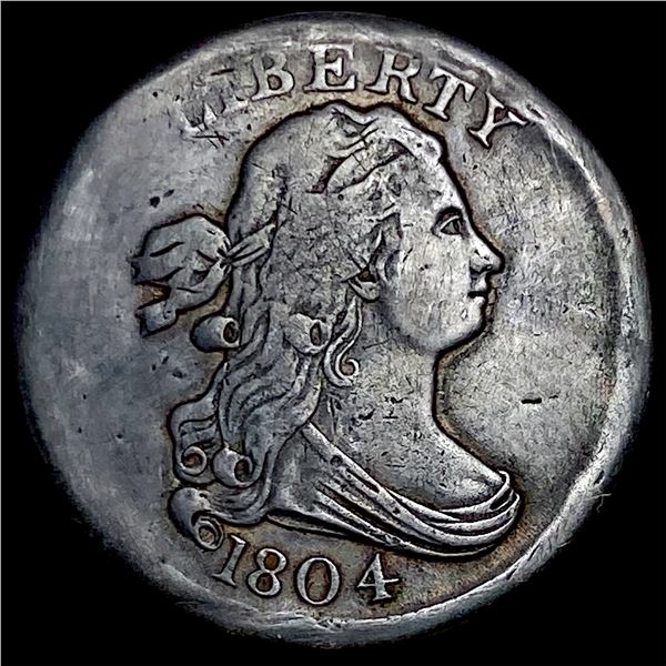 1804 Copper Half Cent CHOICE AU