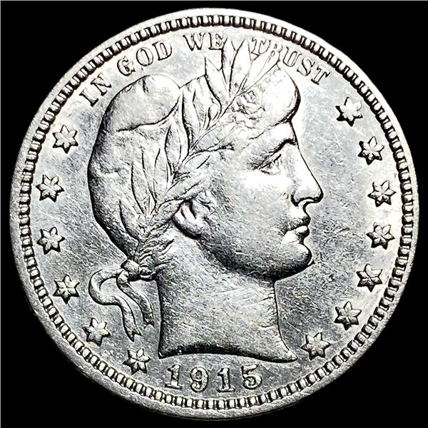 1915 Silver Barber Quarter CLOSELY  UNCIRCULATED