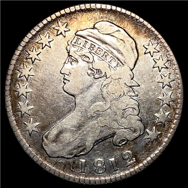 1812 Silver Capped Bust Half Dollar LIGHTLY  CIRCULATED