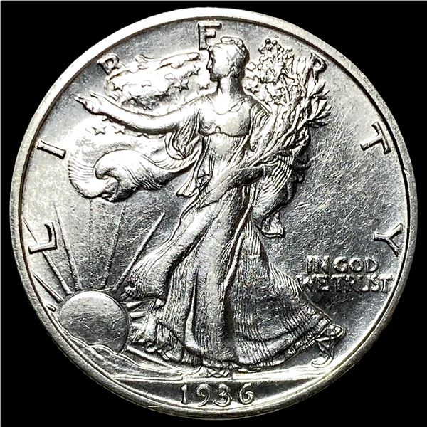 1936-S Silver Walking Liberty Half Dollar  CLOSELY UNCIRCULATED