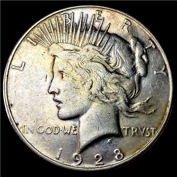 1928-S Peace Silver Dollar NEARLY  UNCIRCULATED