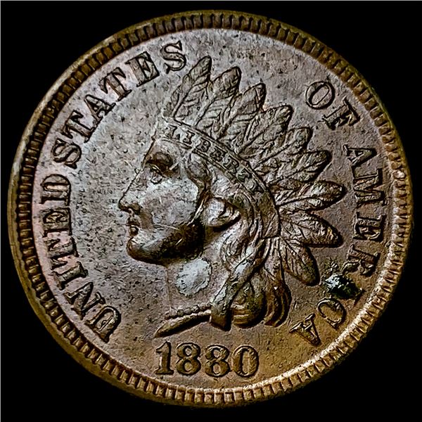 1880 Indian Head Cent CHOICE AU