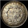 Image 2 : 1858 Silver Half Dime CLOSELY UNCIRCULATED
