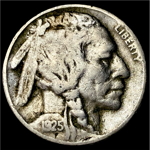 1925-S Buffalo Nickel LIGHTLY CIRCULATED