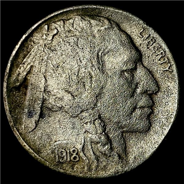 1918-S Buffalo Nickel NEARLY UNCIRCULATED