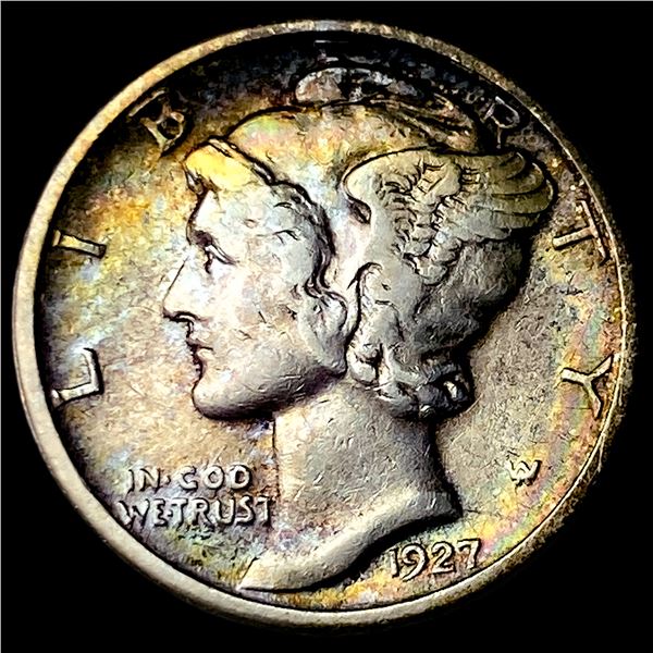 1927-D Silver Mercury Dime NEARLY  UNCIRCULATED