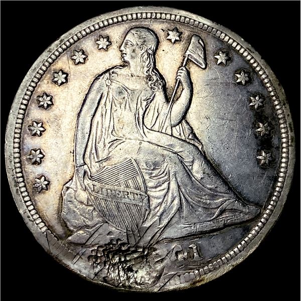 1841 Seated Liberty Silver Dollar HIGH GRADE