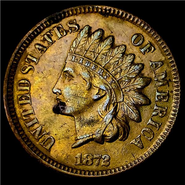 1873 Indian Head Cent CLOSELY UNCIRCULATED