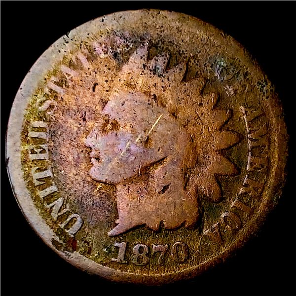 1870 Indian Head Cent NICELY CIRCULATED