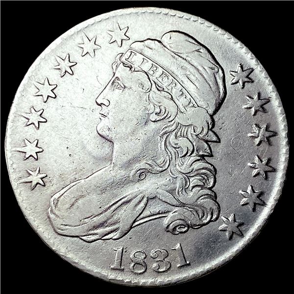1831 Silver Capped Bust Half Dollar CLOSELY  UNCIRCULATED