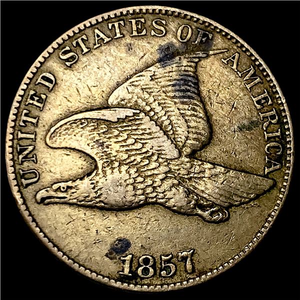 1857 Flying Eagle Cent CLOSELY UNCIRCULATED