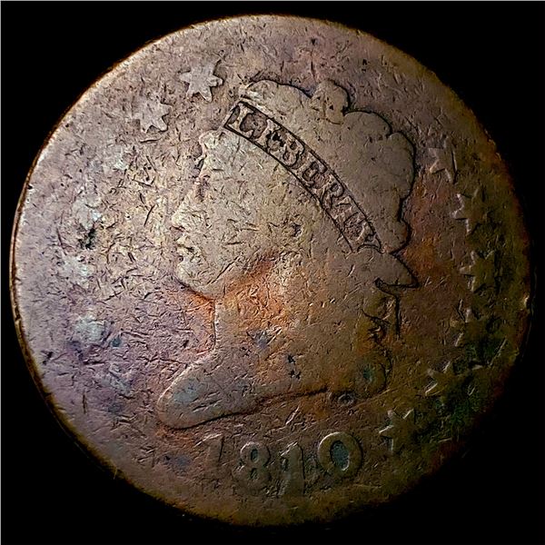1810 Classic Head Large Cent NICELY  CIRCULATED