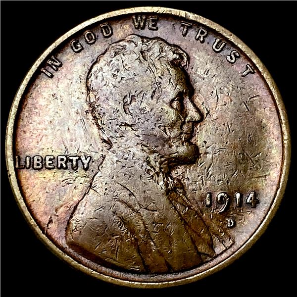 1914-D Lincoln Wheat Cent CLOSELY  UNCIRCULATED