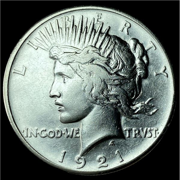 1921 Silver Peace Dollar CHOICE AU